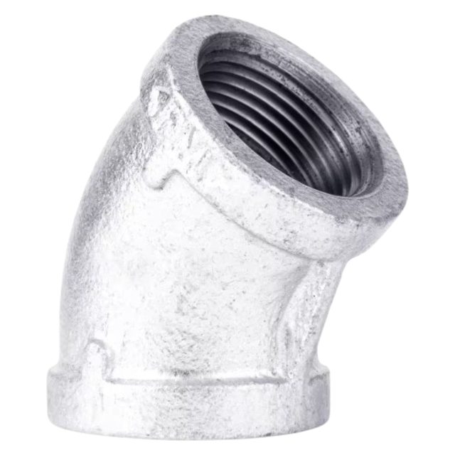 Codo 90° galvanizado